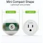 Gosund Smart Plug Works with Alexa and Google Home, 2.4GHz Wifi enabled Remote Control Smart Outlet, No Hub Required,ETL Listed(2 Packs)