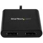 StarTech.com 2-Port Multi Monitor Adapter - USB-C to 2x HDMI Video Splitter - USB Type-C to HDMI MST Hub - Dual 4K 30Hz or 1080p 60Hz - Thunderbolt 3 Compatible - Windows Only (MSTCDP122HD)