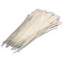 NavePoint 8 Inch Mount Head Screw Cable Wire Zip Tie 50 lbs Natural White 1000 Pack Lot Pcs