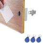 ETEKJOY RFID Electronic Cabinet Lock Hidden DIY for Wooden Cabinet Locker Drawer Cupboard (Gray)