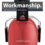 Ear Defenders Adult - Foldable Hearing Protection Ear Muffs Noise Cancelling - Perfect for DIYm Working, Shooting, Gardening - Adjustable Headband for Adults Men Women - 2 Years Warranty - Red