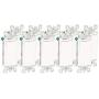 Leviton 5603-2W 15 Amp, 120/277V, Decora Rocker 3-Way AC Quiet Switch, Residential Grade, Grounding, 10 Pack, White