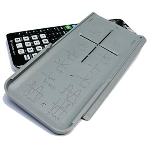 EZ Graphing Gray Hard Slide Cover for TI 84 Plus CE (See Description for Details)