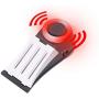 3 Pack in Portable Door Stop Alarm,Door Open Alarm,Door Gap Alarm,Anti-Theft（Door Gap 0.5-3.5cm Required）