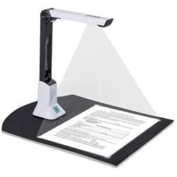 Document Camera Scanner Portable Scanner Max Scan Size A4 HD for Teacher Online Class Meeting with SDK & Twain, Multiple Language OCR, 6 LED, 5Mega-Pixel（Only Work with Windows