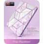 i-Blason Cosmo Case for New iPad 8th/7th Generation, iPad 10.2 2020 2019 Case, Full-Body Trifold with Built-in Screen Protector Protective Smart Cover with Auto Sleep/Wake & Pencil Holder (Marble)