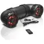 BOSS Audio Systems ATV8BRGB ATV UTV Weatherproof Sound System - 8 Inch Speakers, 1.5 Inch Tweeters, Built-in Amplifier, Bluetooth, Multi-Color Illumination, Easy Installation for 12 Volt Vehicles