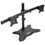 TRIPP LITE DDR1327SDD Dual Monitor Mount Stand, Swivel & Tilt, 13-27 Inch Flat Screen Displays, Desktop Mount, Black