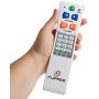 Flipper Big Button TV Remote for Elderly - Universal Simple to Read, Proprietary Favorite Channels, Supports IR TVs, Cable, Satellite & Soundbars -