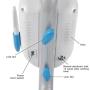 Mobile Digital Display Teeth Bleaching Whitening Machine Touch Screen Bleaching Accelerator LED Light Lamp 110V