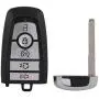 ECCPP X 1 Uncut Keyless Entry Remote Key Fob Replacement for 17 18 for Ford Edge Fusion/for Ford Explorer Mustang M3N-A2C93142600 7612A-A2C93142600 164-R8149 M3N-A2C93142600