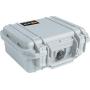 Pelican 1200 Case With Foam (Silver)