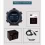 AUTOOL X95 GPS Slope Meter Car Inclinometer Level Tilt Gauge, Car HUD GPS Speedometer MPH Car Electronic Compass Clinometer Indicator, Digital Inclinometer Car Angle Slope Meter for Off-Road Vehicle