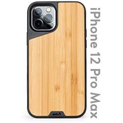 Mous - Protective Case for iPhone 12 Pro Max - Limitless 3.0 - Bamboo - No Screen Protector