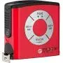 eTape16 Digital Electronic Tape Measure – For Accurate Measuring – Time-Saving Construction Tool – Red Polycarbonate Plastic– 3 Memory Functions – 16 Feet