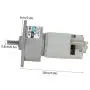 DC12V/24V 35W Mini DC Gear Motor Metal Speed Adjustable Large Torque Motor CW/CCW(12v 600rpm) DC12V/24V 35W Mini DC Gear Motor Metal Speed Adjustable Large Torque Motor CW/CCW(12v 600rpm)
