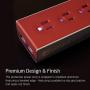 Joule Surge Protector Power Strip with 3 Outlets and 2 USB Ports – Portable for Travel, Hotel, Home, and Office Use