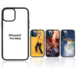 10PCS Sublimation Blanks Phone Case Cases Covers for Apple iPhone 12 Pro Max（2020）， 6.7-Inch Blank Printable Phone Case for DIY Soft Rubber Protective Shockproof Slim Case Anti-Slip