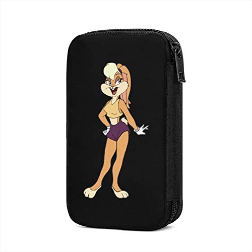 Hxuedan Lola Bunny Looney Tunes The Data Cable Storage Bag is A Portable and Independent Design SuitableVFor Travelers to Place The Data Cable, Earphone and Electronic Product Data Cable Storage Bag