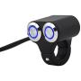 Motorcycle Handlebar Switch, 7/8inch 22mm Motorcycle Handlebar Switch Headlight Brake Fog Light ON/OFF Switch with Indicator Light(Type-c)