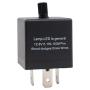 XtremeAmazing 12V Universal Street Hot Rod Turn Signal Switch with LED Electronic Fixed Turn Signal Flasher Relay