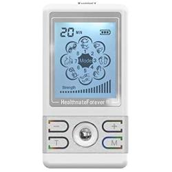2nd Edition BM8ML Silver Powerful Electrotherapy Pain Relief TENS Unit EMS nmes Unit Machines Electric Electronic Pulse Massagers for Back Neck Shoulder Knee Legs Pain HealthmateForever®