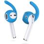EarBuddyz 2.0 Ear Hooks and Covers Accessories Compatible with Apple AirPods 1 & 2 or EarPods Headphones/Earphones/Earbuds (3 Pairs) (Sky Blue)