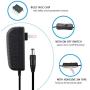 AspenTek DC 12V Power Supply Adapter with Inline on off Switch for Small Led Light Strips,Led Rigid Bars,Led Tape lights, Under Cabinet Lighting and Small Household Electronics, Output 1000mA, 12 Watt Max