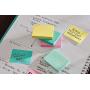 Post-it Notes, Original Pad, 1-3/8 inches x 1-7/8 inches, Recycled, Canary Yellow, 12 Pads per Pack. - New