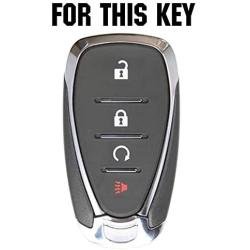 AUTOXBERT Silicone Key Cover Remote Case for Chevrolet Camaro Cruze Malibu Sonic Volt