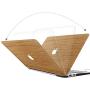 Anban MacBook Air 13 Inch Case 2020 2019 2018 Release A2337 M1 A2179 A1932, Wood Hard Corner Protective Shell Cover with Keyboard & Screen Protector with Retina & Touch ID, MacBook Air 2020 M1 Case