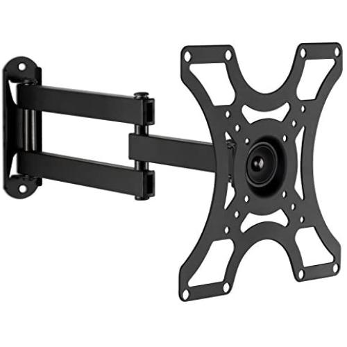 Mount-It! TV Wall Mount Bracket with Full Motion Arm Fits 13-42” Flat Screen TVs VESA 75, 100, 200, 55lb Weight Capacity WITH 15'' EXTENSION