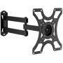Mount-It! TV Wall Mount Bracket with Full Motion Arm Fits 13-42” Flat Screen TVs VESA 75, 100, 200, 55lb Weight Capacity WITH 15'' EXTENSION