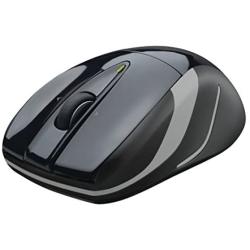 Logitech M525 Wireless Mouse – Long 3 Year Battery Life, Ergonomic Shape for Right or Left Hand Use, Micro-Precision Scroll Wheel, and USB Unifying Receiver for Computers and Laptops, Black/Gray