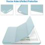 JETech Case for iPad Mini 1 2 3 (NOT for iPad Mini 4), Smart Cover with Auto Sleep/Wake, Light Blue