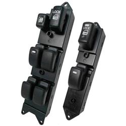 SWITCHDOCTOR Window Switch Set for 2000-2005 Mitsubishi Eclipse Spyder and Dodge Stratus Convertible OEM