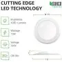 Sunco Lighting 48 Pack 5 Inch / 6 Inch Flush Mount Disk LED Downlight, 15W=100W, 3000K Warm White, 1050LM, Dimmable, Hardwire 4/6'' Junction Box, Recessed Retrofit Ceiling Fixture Sunco Lighting 48 Pack 5 Inch / 6 Inch Flush Mount Disk LED Downlight, 15W=100W, 3000K Warm White, 1050LM, Dimmable, Hardwire 4/6'' Junction Box, Recessed Retrofit Ceiling Fixture