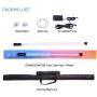 Chameleon Rgb Handheld Led Tube Light 4ft, DF DIGITALFOTO Photography Lighting for Video Recording Tube Wand Stick Lights for YouTube, 2800-9990K