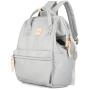 Himawari Travel School Backpack with USB Charging Port 15.6 Inch Doctor Work Bag for Women&Men College Students(1881-Grey)