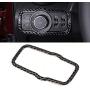 Interior Head Light Lamp Switch Button Cover,Carbon Fiber Headlight Switch Button Cover Trim Fits for Alfa Romeo Giulia 17-19