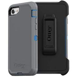 OtterBox Defender Series Case for iPhone SE (2nd gen - 2020) - Marathoner (Cowabunga Blue/Gunmetal Grey)
