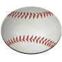 Smooffly Round Mouse Pad Custom,Baseball Design Customized Round Non-Slip Rubber Mousepad Gaming Mouse Pad Size 7.9 x 7.9 x 0.12 Inch