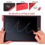 Newest LCD Writing Tablet, Electronic Digital Writing &Colorful Screen Doodle Board, Cimetech 12-Inch Handwriting Paper Drawing Tablet Gift for Kids and Adults at Home,School and Office (Red) Newest LCD Writing Tablet, Electronic Digital Writing &Colorful Screen Doodle Board, Cimetech 12-Inch Handwriting Paper Drawing Tablet Gift for Kids and Adults at Home,School and Office (Red)