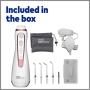 Waterpik Cordless Water Flosser Rechargeable Portable Oral Irrigator For Travel And Home – Cordless Advanced, WP-569 Rose Gold