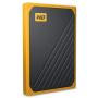 WD 500GB My Passport Go SSD Amber Portable External Storage, USB 3.0 - WDBMCG5000AYT-WESN