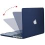 MOSISO Case Only Compatible with MacBook Pro Retina 13 inch (Models: A1502 & A1425) (Older Version Release 2015 - end 2012), Plastic Hard Shell Case & Keyboard Cover & Screen Protector, Navy Blue