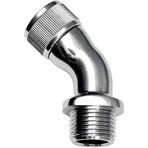 Darineey Shower Elbow Adapter for Shower Head 45°Angle G1/2 Male to Female Shower Head Extender Connector
