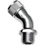 Darineey Shower Elbow Adapter for Shower Head 45°Angle G1/2 Male to Female Shower Head Extender Connector