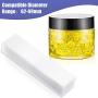 500 Pieces Heat Shrink Wrap Bands Clear Perforated Shrink Band for Bottles, Jars, Cans and Tins, 4.5 x 2.3 cm, 11.5 x 2.8 cm
