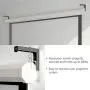 Universal Projector Screen L-Bracket Wall Hanging Mount 6 inch Adjustable Extension with Hook Manual, Spectrum and Perfect Screen Placement up to 66 lbs, 30kg (PSM001-B), Black